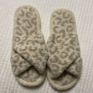 💜 Cheetah Print Slipper Sandals